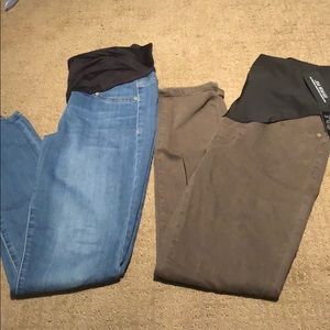 2 pairs of Liverpool maternity jeans